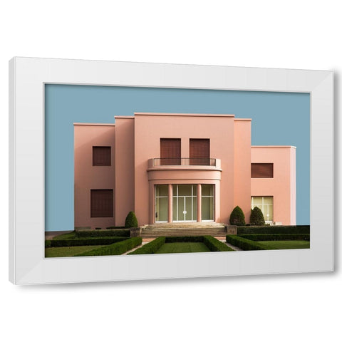 Untitled White Modern Wood Framed Art Print by Schuster, Inge