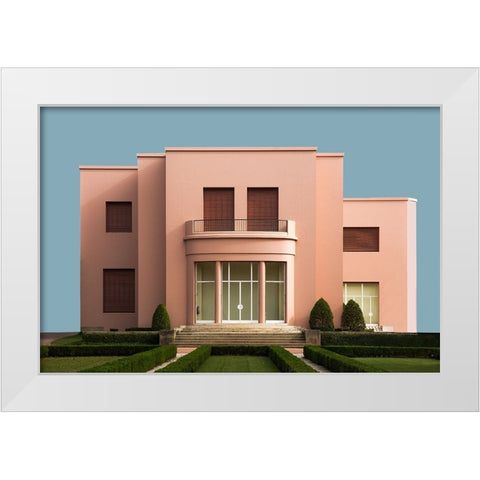 Untitled White Modern Wood Framed Art Print by Schuster, Inge