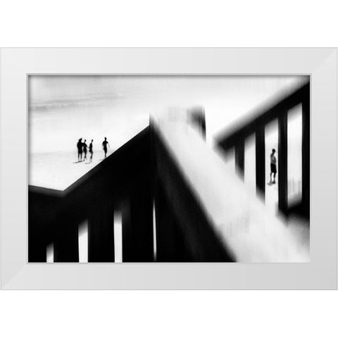 No Second Chance White Modern Wood Framed Art Print by Correia, Rui