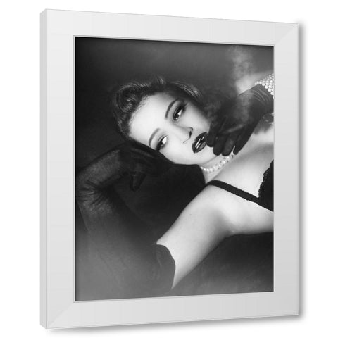 The Fabulous 40S White Modern Wood Framed Art Print by Schmitt, Monika