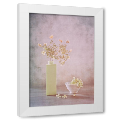 Morning Light White Modern Wood Framed Art Print by Pan, Sophie