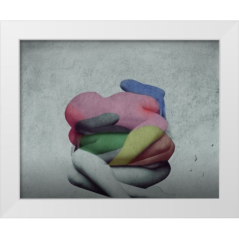 Nature Morte 2 White Modern Wood Framed Art Print by Hattori, Fuyuki
