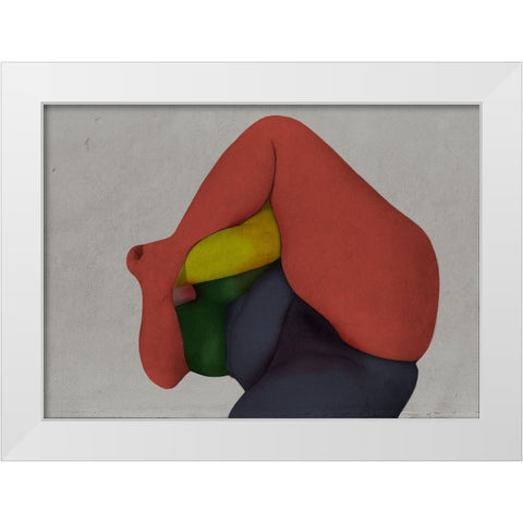 Nature Morte 3 White Modern Wood Framed Art Print by Hattori, Fuyuki