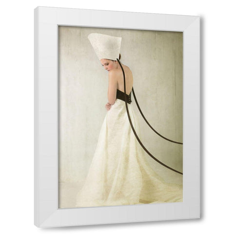.............. White Modern Wood Framed Art Print by Melik-Nubarova, Svetlana