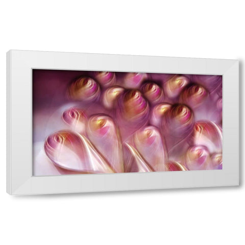 Rosebuds White Modern Wood Framed Art Print by Westum, Heidi