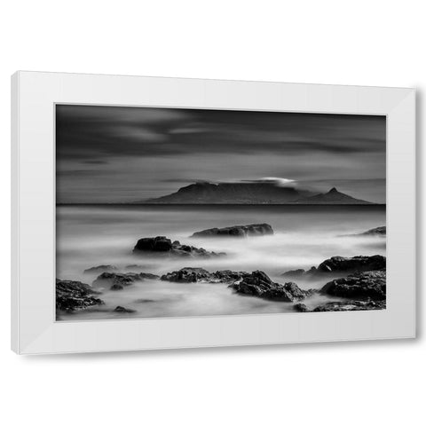 The Blanket White Modern Wood Framed Art Print by Schilbe, Stefan