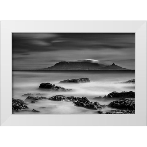 The Blanket White Modern Wood Framed Art Print by Schilbe, Stefan