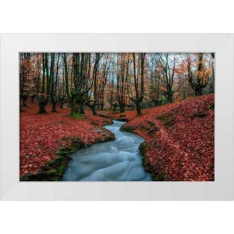 The Guards White Modern Wood Framed Art Print by Garcia, Vladi