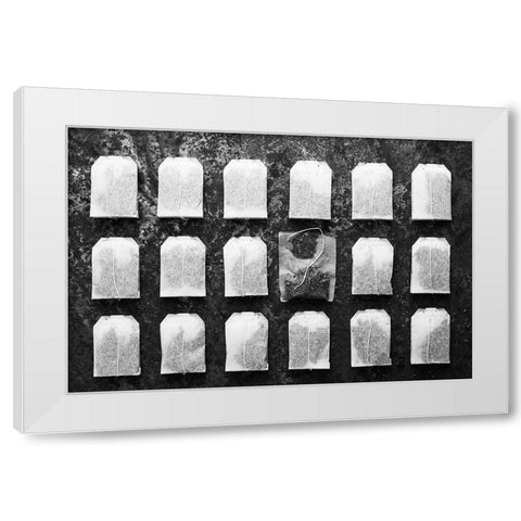 Different White Modern Wood Framed Art Print by Karina, Aleksandrova