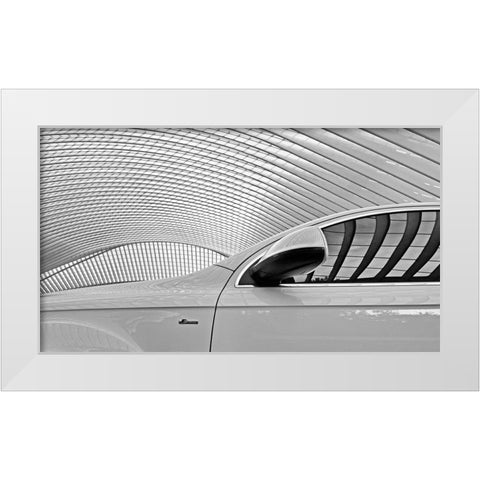 On The White Side White Modern Wood Framed Art Print by Joosten, Lus