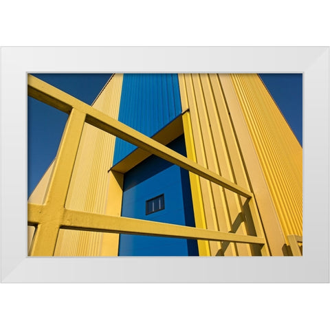 Swedish Colours White Modern Wood Framed Art Print by Joosten, Lus
