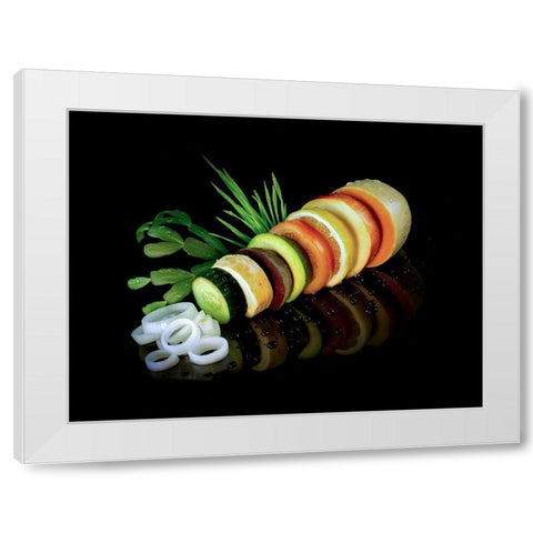 Multivitamin White Modern Wood Framed Art Print by Skvortsov, Dmitry