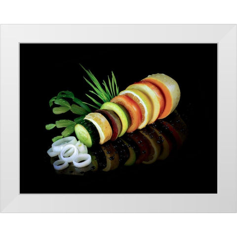 Multivitamin White Modern Wood Framed Art Print by Skvortsov, Dmitry