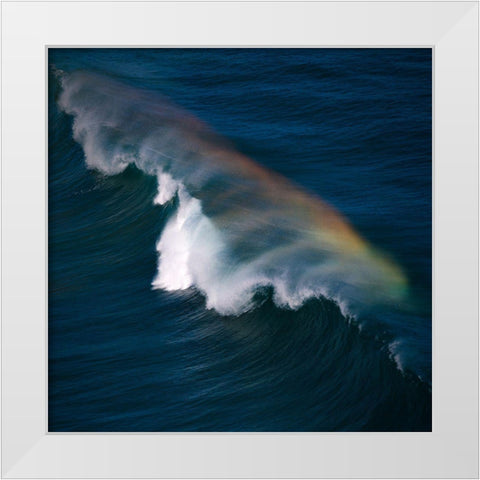 Veil White Modern Wood Framed Art Print by Concepcion Alvarado, Jesus