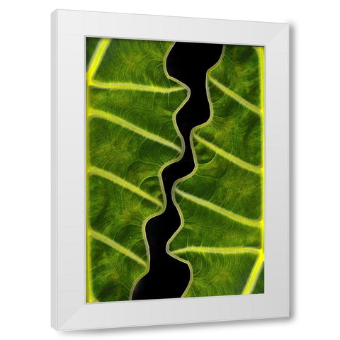 Balance White Modern Wood Framed Art Print by Memensaputra