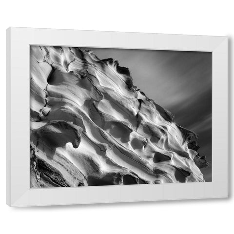 Cliff White Modern Wood Framed Art Print by Sousa Dias, Nana