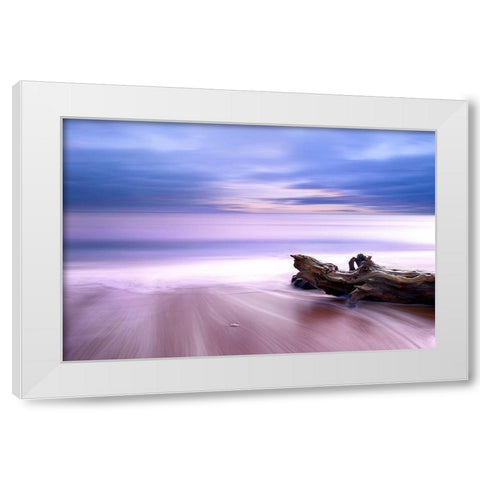 Sea Impressions White Modern Wood Framed Art Print by Markova, Albena