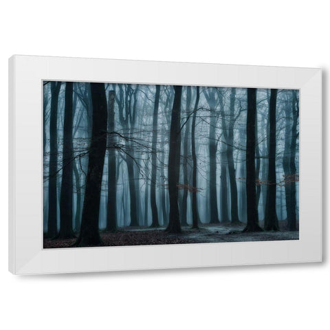 All Of Us White Modern Wood Framed Art Print by Borggreve, Ellen