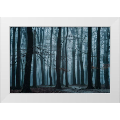 All Of Us White Modern Wood Framed Art Print by Borggreve, Ellen