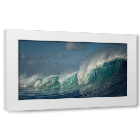 Salt Water Machine White Modern Wood Framed Art Print by Guillemot, Mathilde
