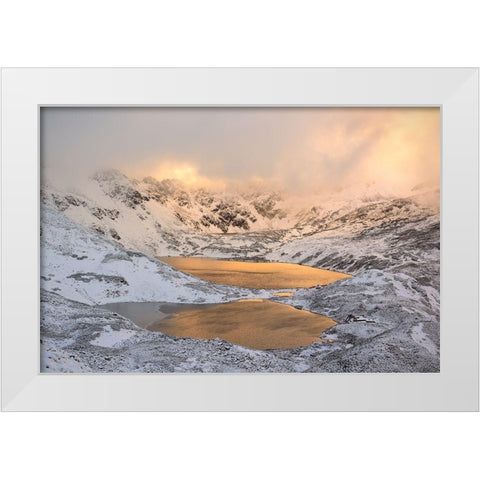 The Light White Modern Wood Framed Art Print by Mierzejewski, Krzysztof