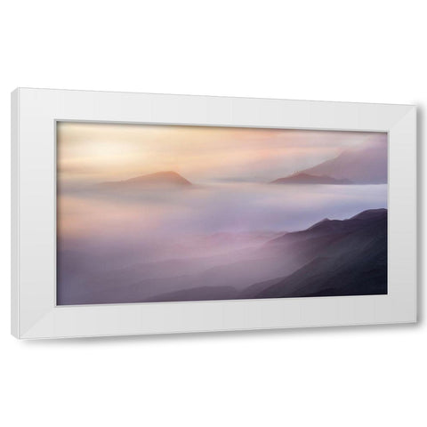 Vanilla White Modern Wood Framed Art Print by Gunawan, Rudi