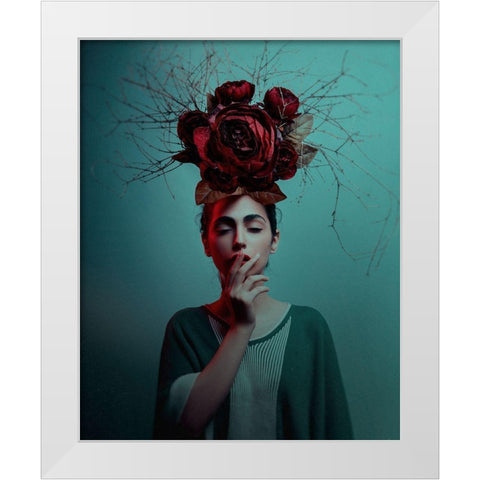 ... White Modern Wood Framed Art Print by Hamidnezhad, Amin