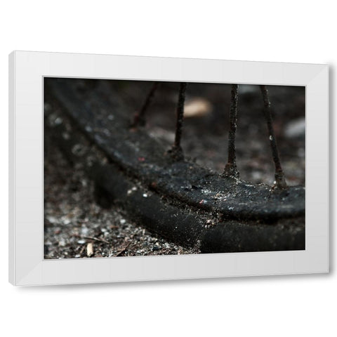 Vergessene Racder 28-Forgotten Bikes 28 White Modern Wood Framed Art Print by Zawischa, Henrik