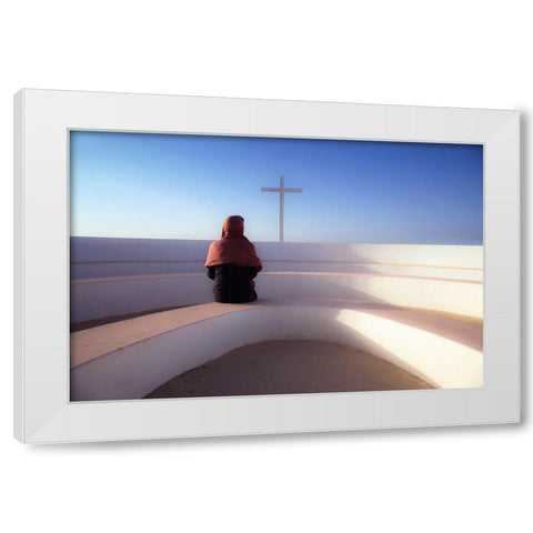 Devotion White Modern Wood Framed Art Print by Apers, Marc