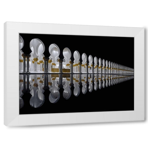 Endless. White Modern Wood Framed Art Print by Cuomo, Massimo