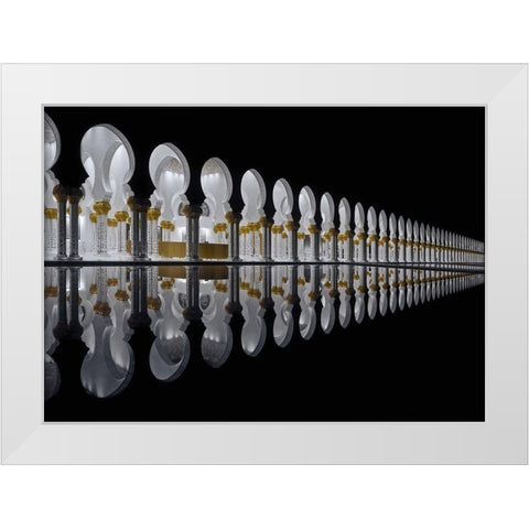 Endless. White Modern Wood Framed Art Print by Cuomo, Massimo