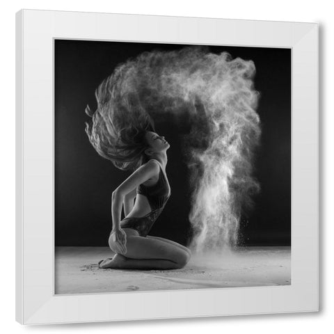 Dance White Modern Wood Framed Art Print by Kanovits, Gabor