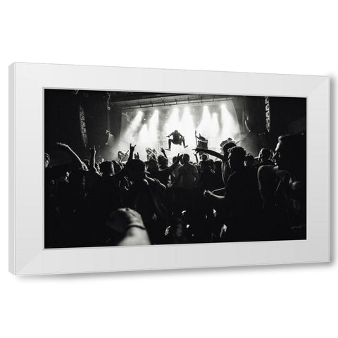 Betraying The Martyrs Ii White Modern Wood Framed Art Print by Kamarainen, Jesse