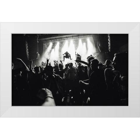 Betraying The Martyrs Ii White Modern Wood Framed Art Print by Kamarainen, Jesse