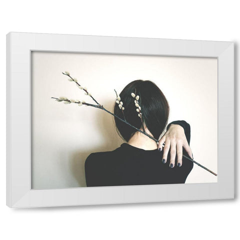 Spring White Modern Wood Framed Art Print by Georgescu, Codruta