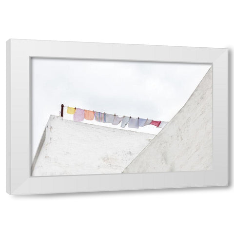 Clean Stuff White Modern Wood Framed Art Print by Pino, Emilio