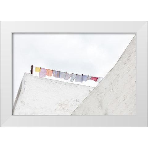 Clean Stuff White Modern Wood Framed Art Print by Pino, Emilio