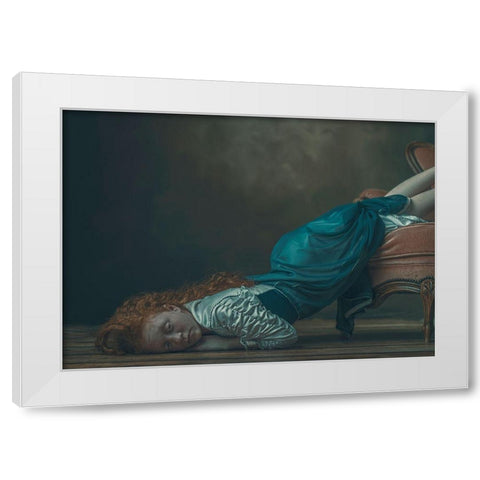 Renaissence White Modern Wood Framed Art Print by Cwikla, Ewa