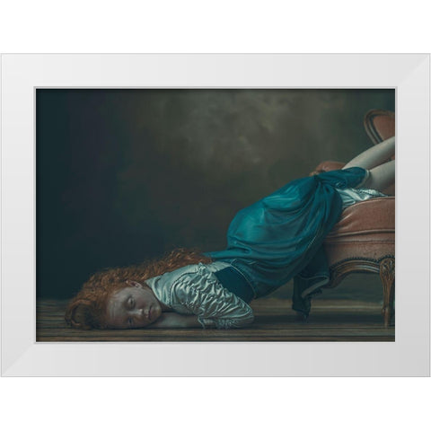 Renaissence White Modern Wood Framed Art Print by Cwikla, Ewa