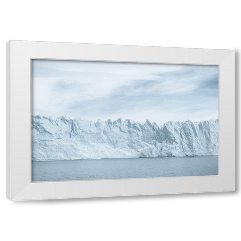 The Wall White Modern Wood Framed Art Print by Steinkopff, Robert