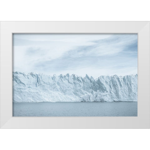 The Wall White Modern Wood Framed Art Print by Steinkopff, Robert
