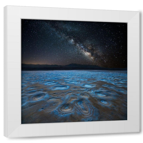 Planet X White Modern Wood Framed Art Print by Fan, John