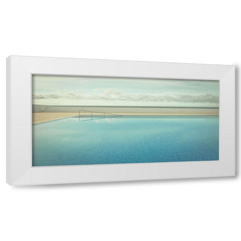 Pool White Modern Wood Framed Art Print by Steinkopff, Robert