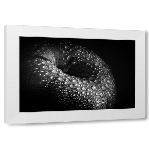 Malum White Modern Wood Framed Art Print by Pfeiffer, Peter