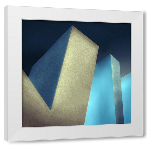 Litterarum Ii White Modern Wood Framed Art Print by Claes, Gilbert