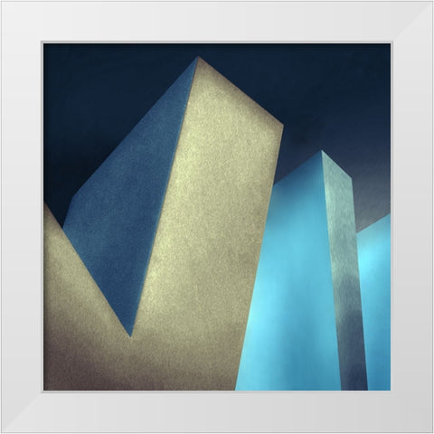 Litterarum Ii White Modern Wood Framed Art Print by Claes, Gilbert