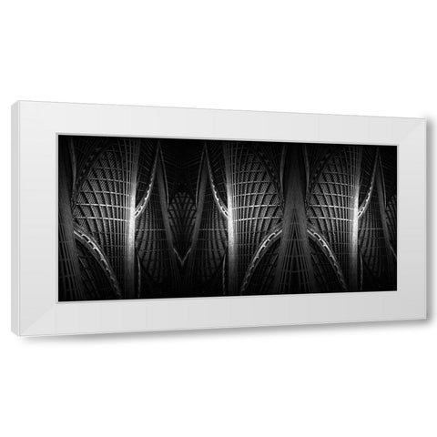 Wood Work. White Modern Wood Framed Art Print by Londal, Leif