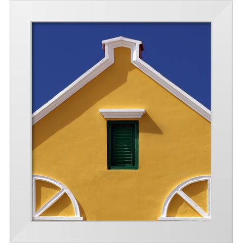 Colours Of Curacao White Modern Wood Framed Art Print by Hawerkamp, Hans-Wolfgang