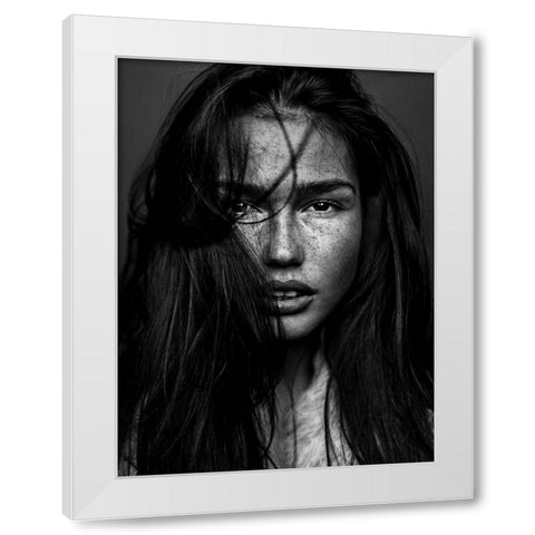 Romi White Modern Wood Framed Art Print by Krystynek MQEP, Martin