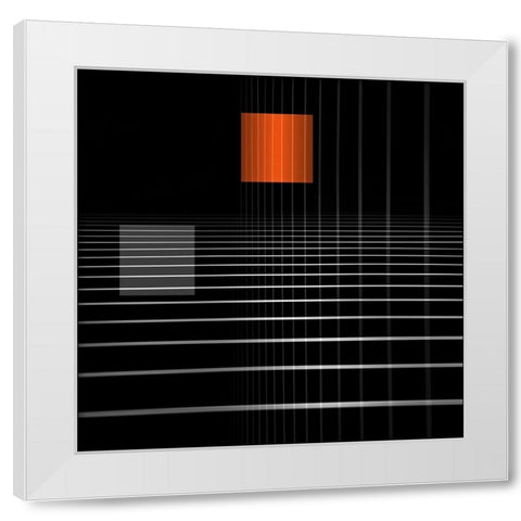 Eidem Spatio White Modern Wood Framed Art Print by Claes, Gilbert